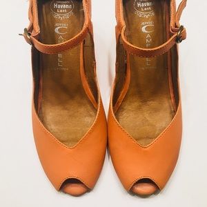 Jeffrey Campbell Regina Peeptoe Wedge